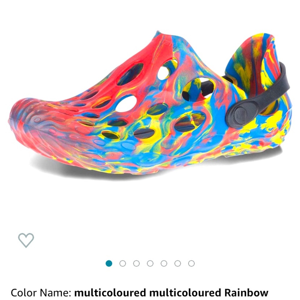 Merrell Women's Hydro Moc Water Shoe, Rainbow, size 10; never worn